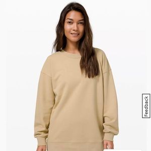 Lululemon perfectly oversized crew sweatshirt